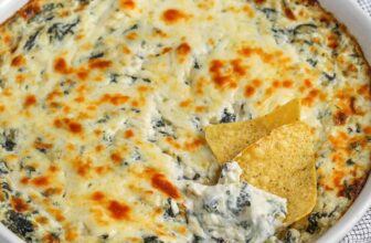 The Finest Spinach Artichoke Dip