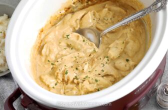 Crockpot Rooster and Gravy